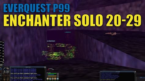 Round 1 of practicing my solo game as an enchanter on the Project1999 server. . P99 enchanter